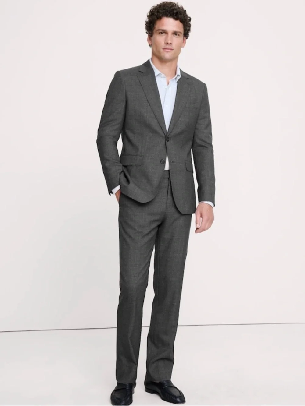 NWT Banana Republic Signature Italian Rustico Charcoal Pant Sz 31 x 32 (#871161)